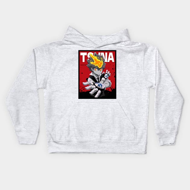 Tsunayoshi Tsuna Sawada Katekyo Hitman Reborn Kids Hoodie by ShariLambert